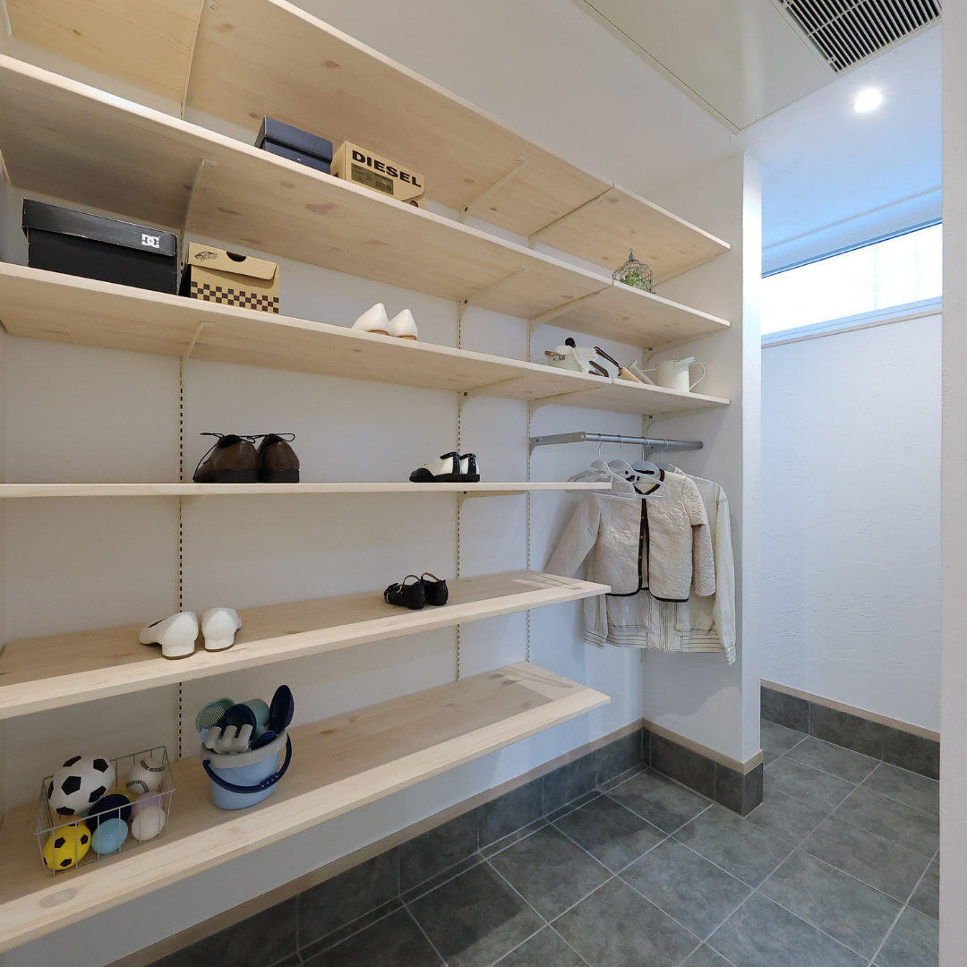 収納たっぷり！おかえりクローゼット│金沢展示場