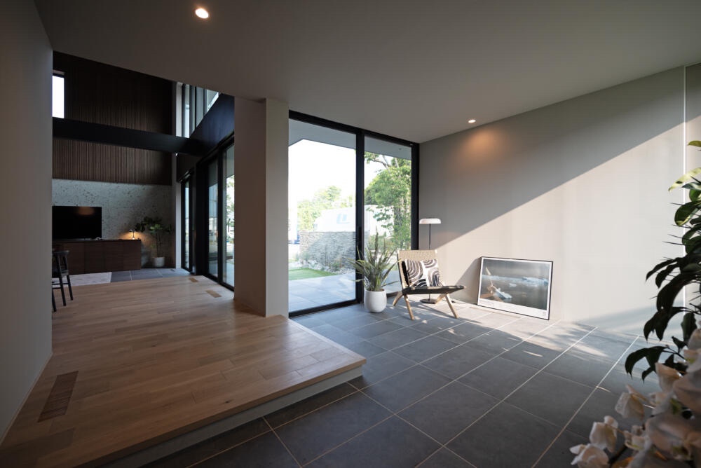 自然を感じられる開放的なデザイン