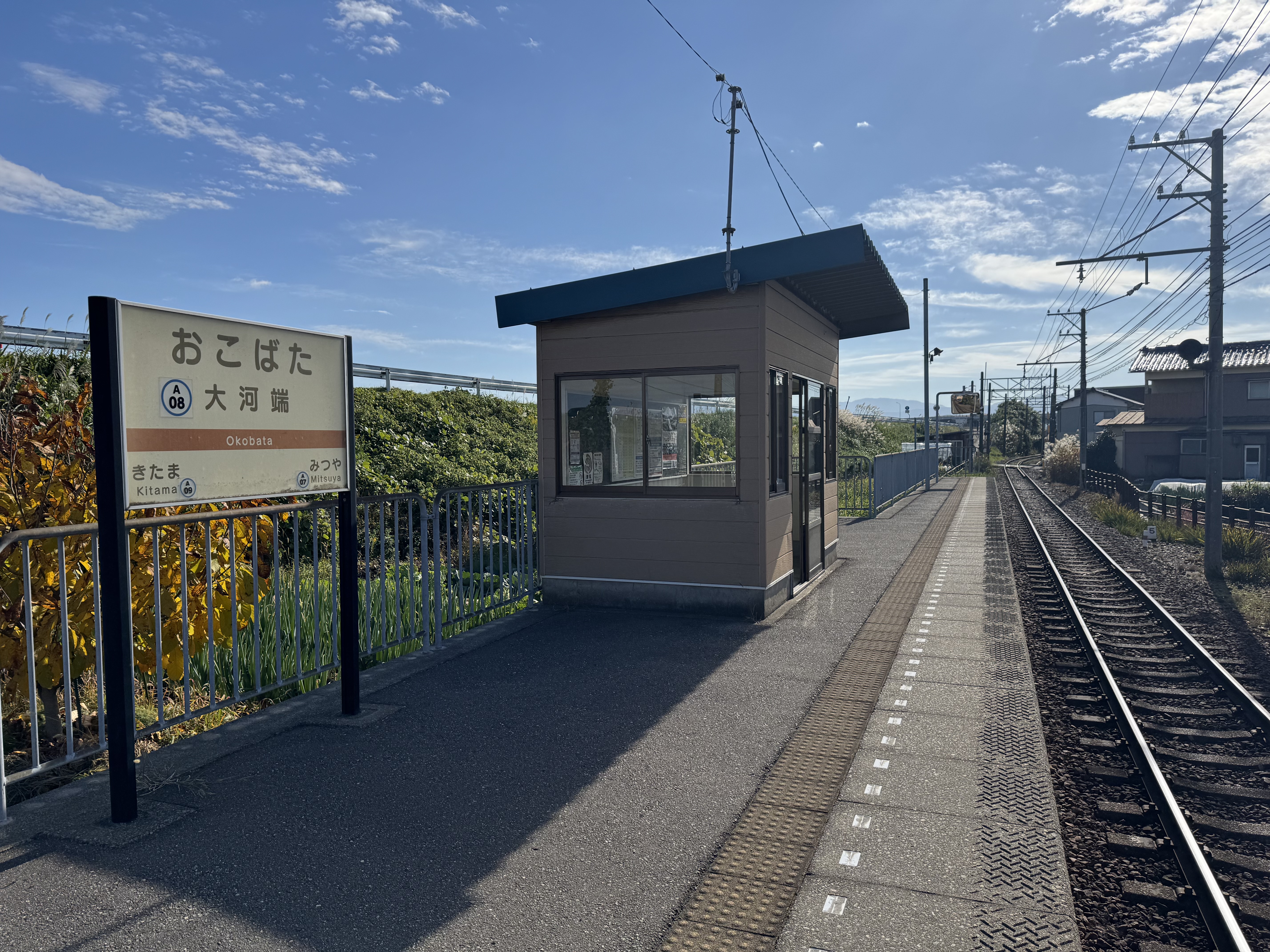 北鉄浅野川線 大河端駅