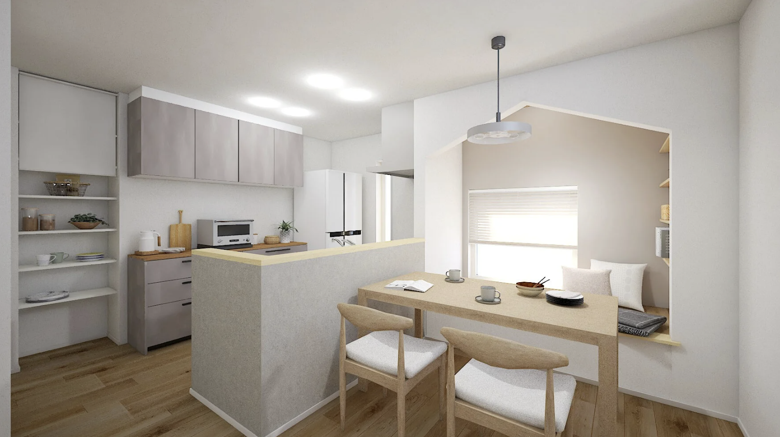 NEWオープン！リアルサイズのまちなかモデルハウス ー デザインと暮らしやすさを両立した住まい（白山市荒屋町）