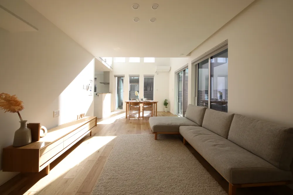 落ち着きくつろげるリビング