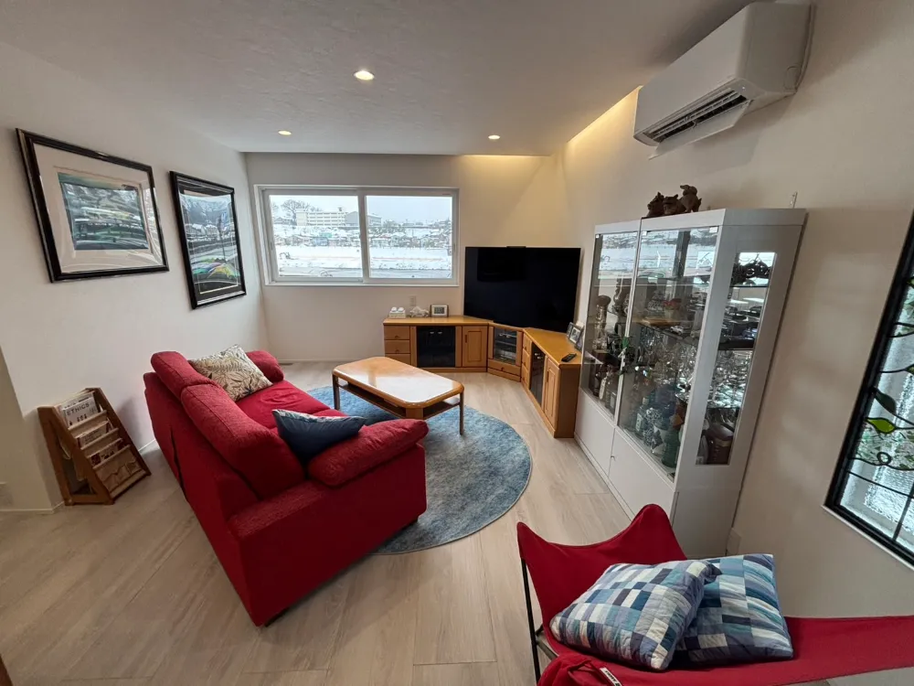 色とデザインを楽しむ、海外ライクなLDK。