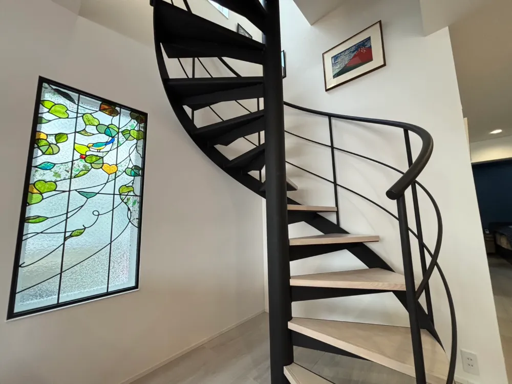 色とデザインを楽しむ、海外ライクなLDK。