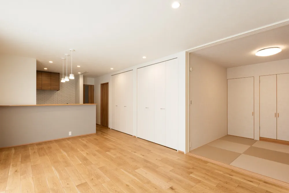 LDKとつながる和室