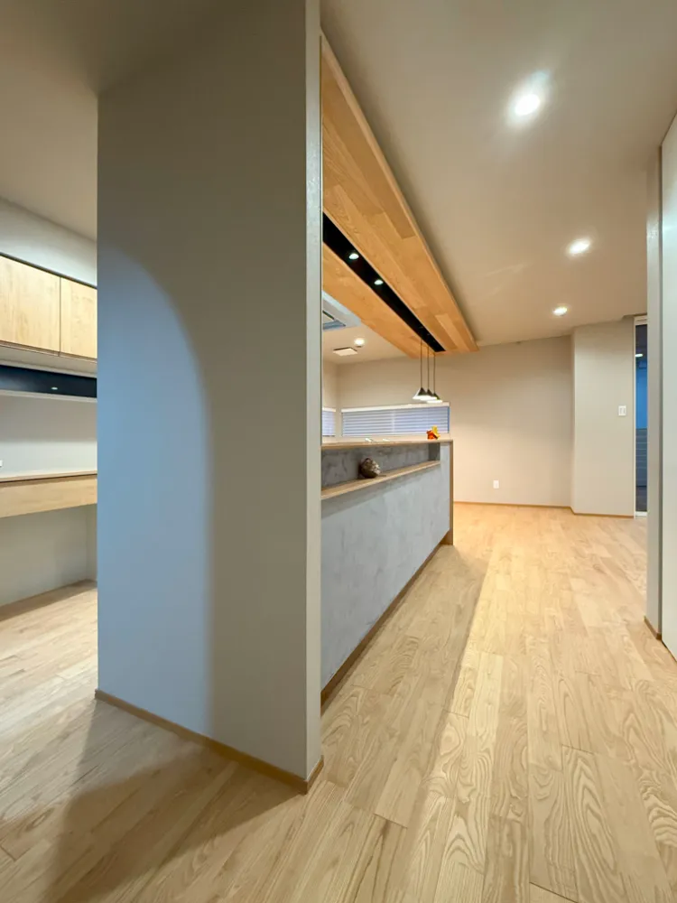 R710 ZEH住宅　自然素材＋ZEHのやさしいグレージュの家