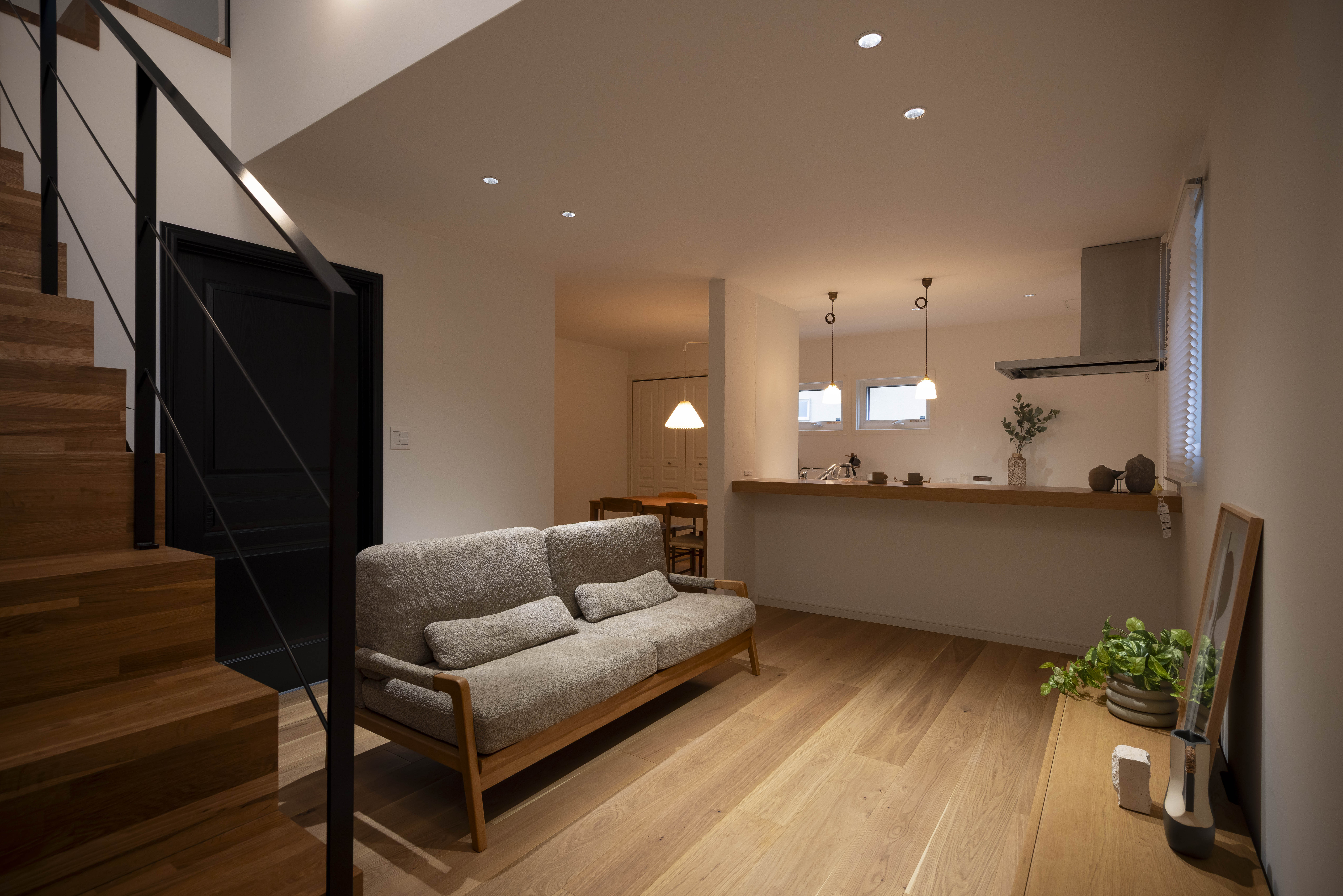 趣味を楽しめる造作カウンター