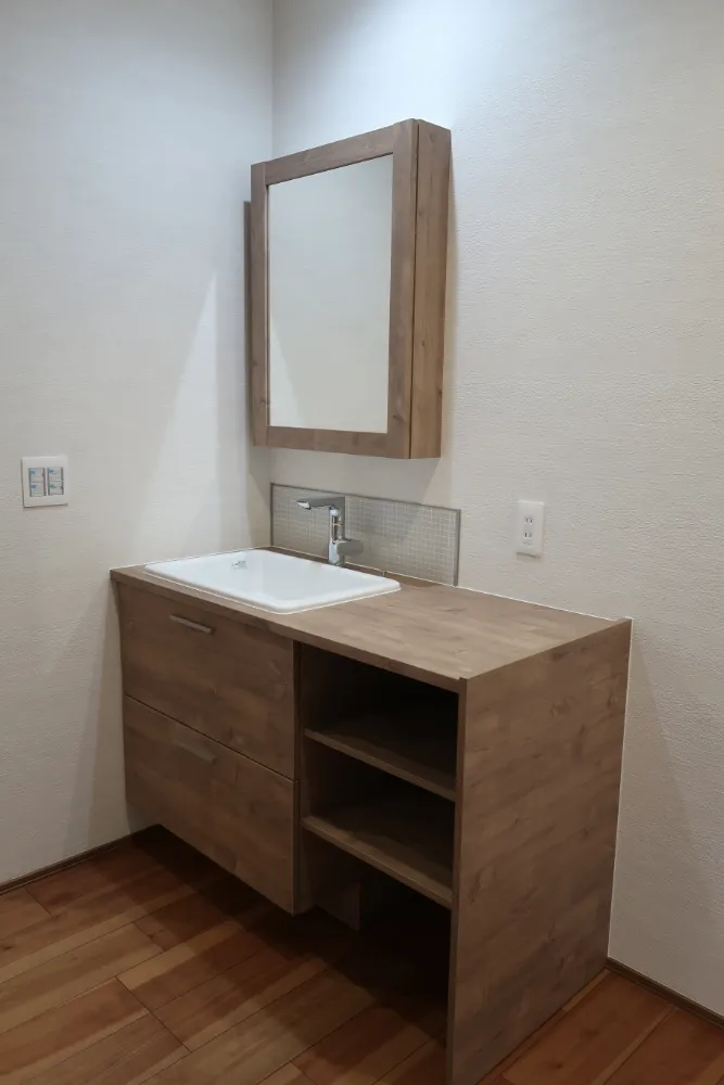 屋内物置のある平屋