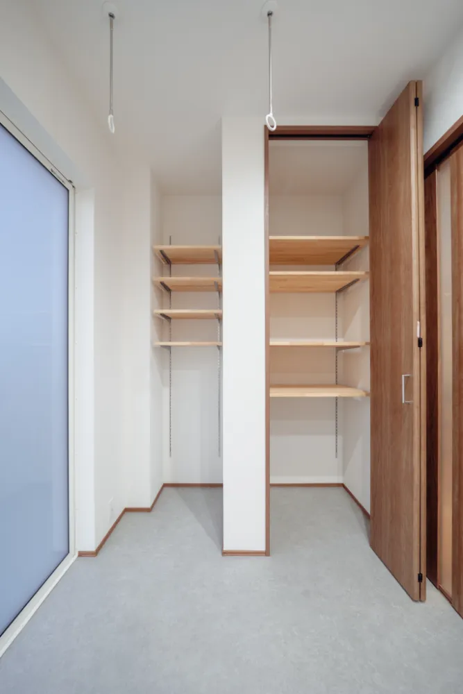 風通しの良い、回遊動線の家