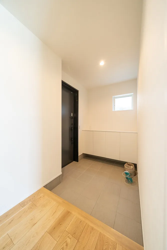 きれいな空気で満たされた玄関