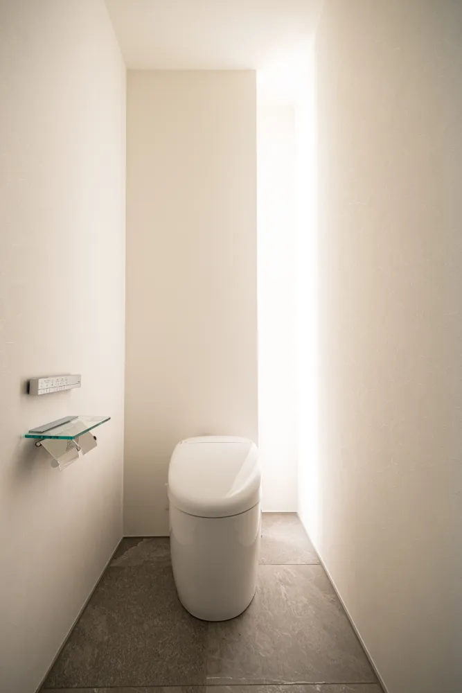 リビングと繋がるプライベートテラス