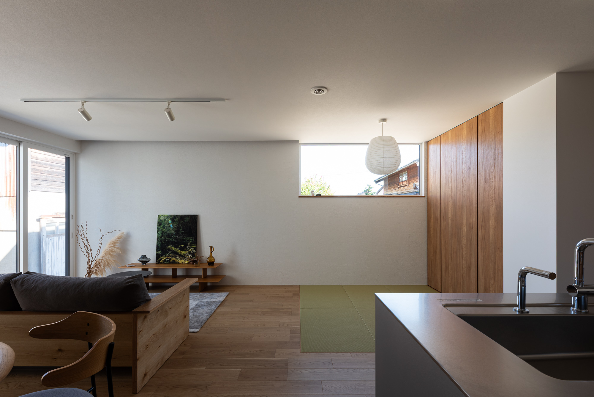 北側の光と借景