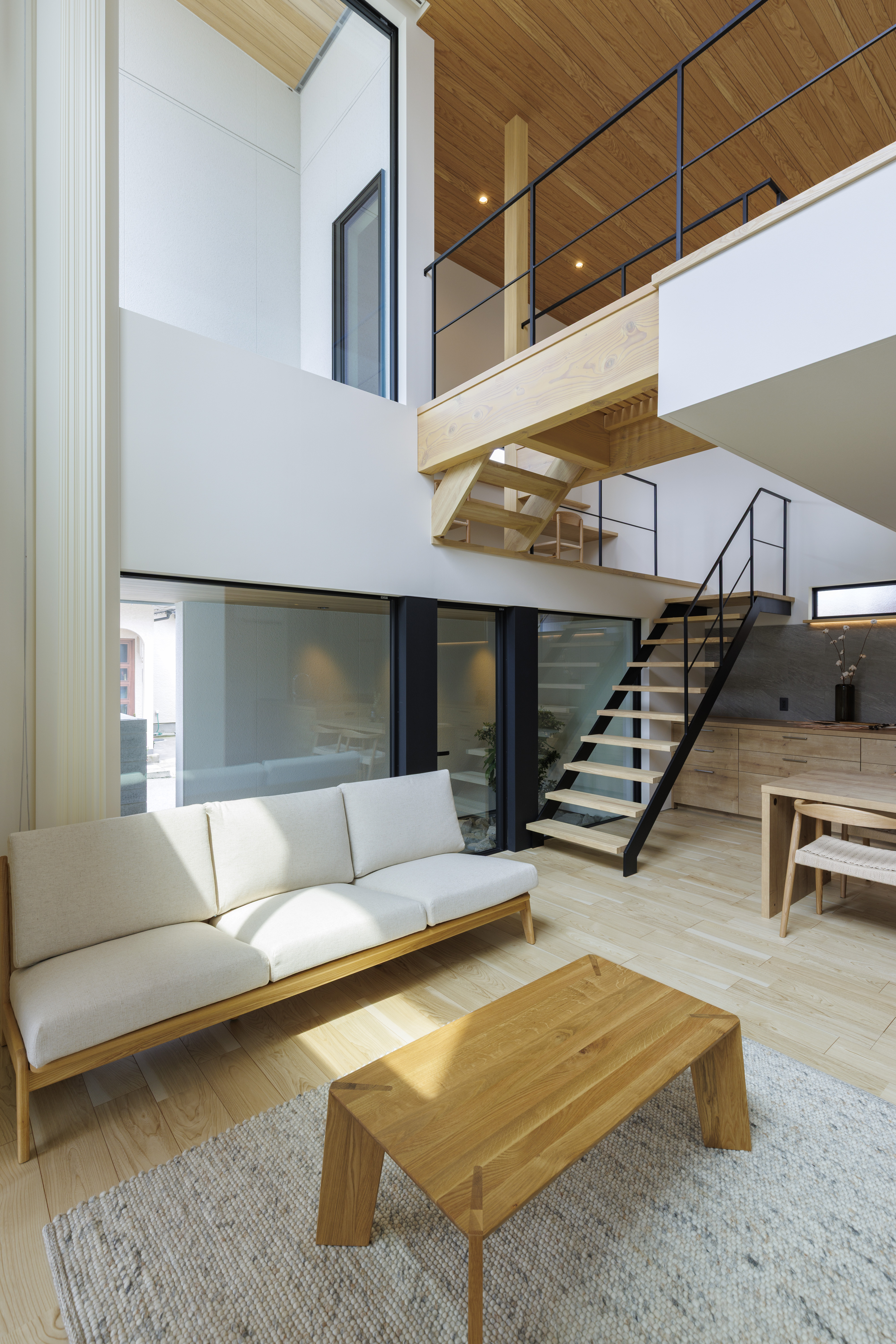 開放的なLDK空間