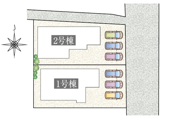 全棟3台駐車可能