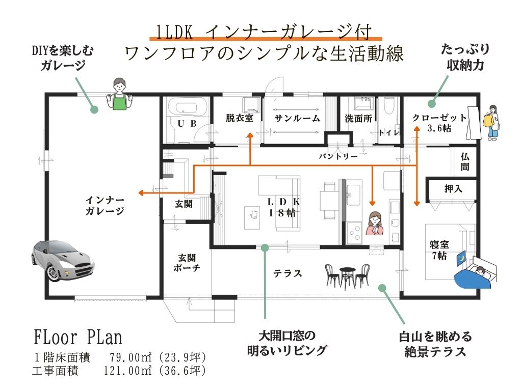 1階間取り図