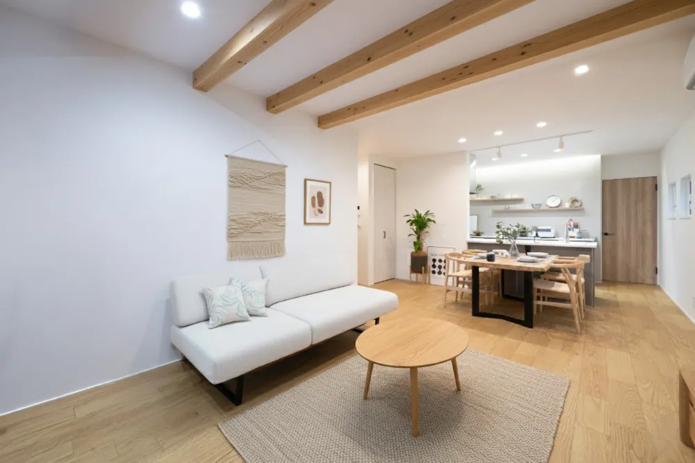 開放感あふれる広く見せるLDK