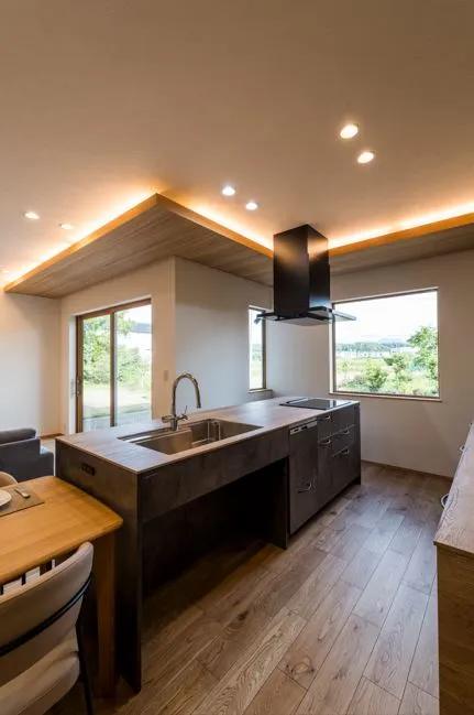 ナチュラルモダンな平屋の家