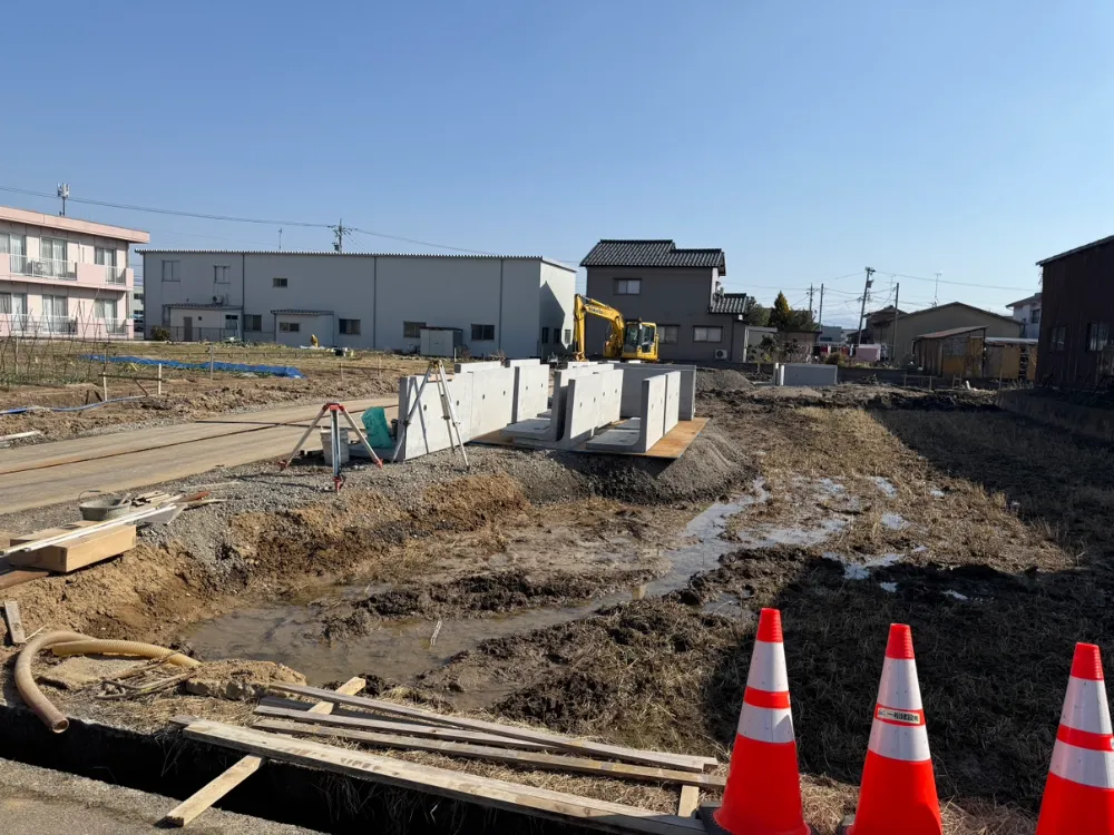 現況写真※現在造成工事中　2026/2/21撮影