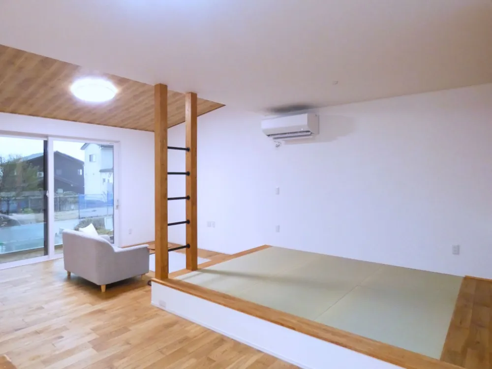 自然と家族が集まる！畳のぬくもりと季節を感じる家